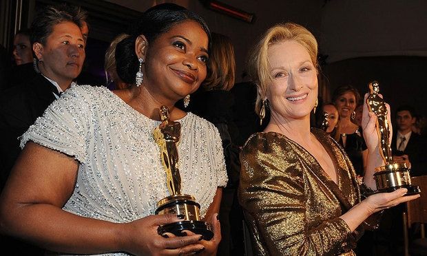 Octavia Spencer and Meryl Streep both took home the gold in 2012 and now they are both back with nominations this year.
Photo: Getty Images