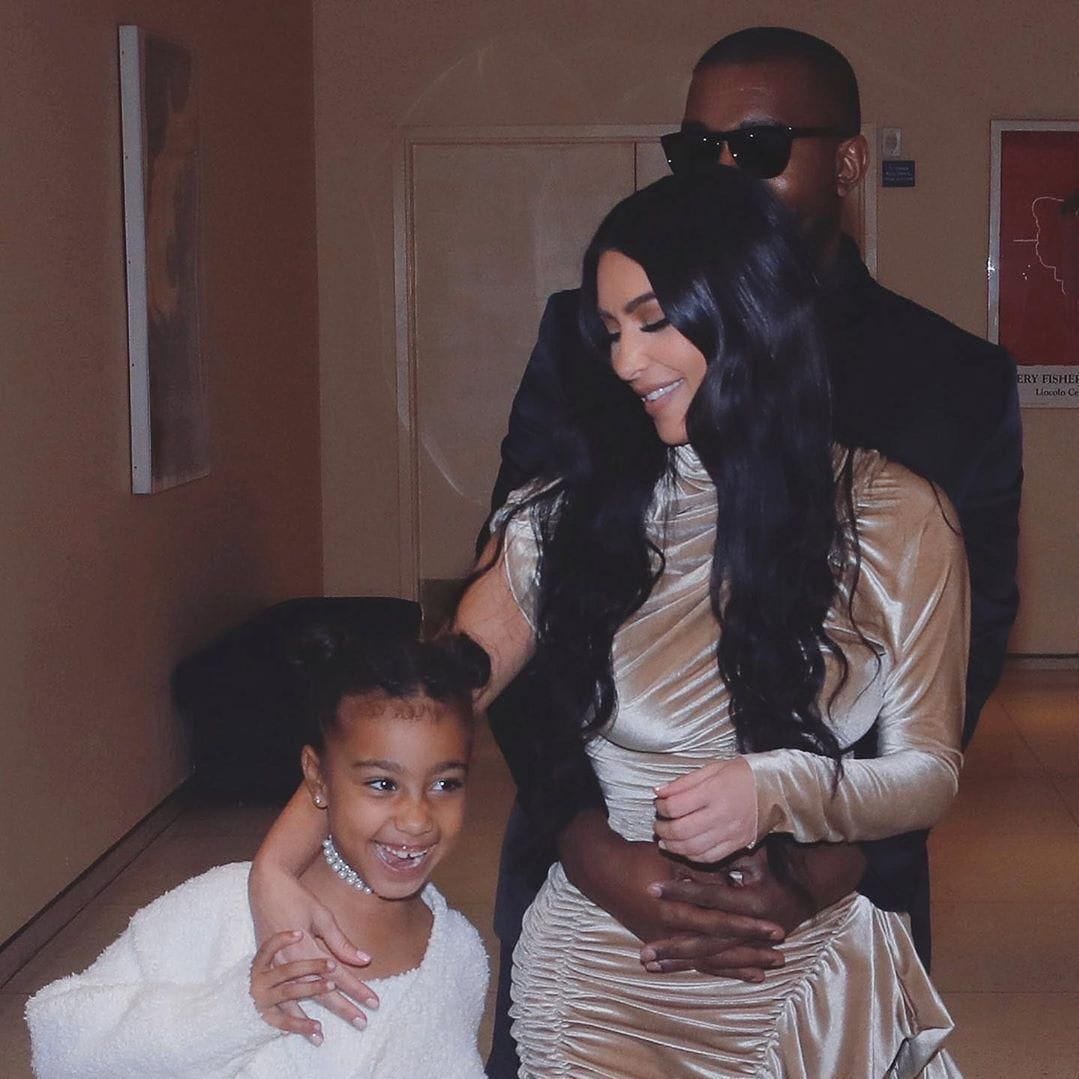 Kim Kardashian and North West