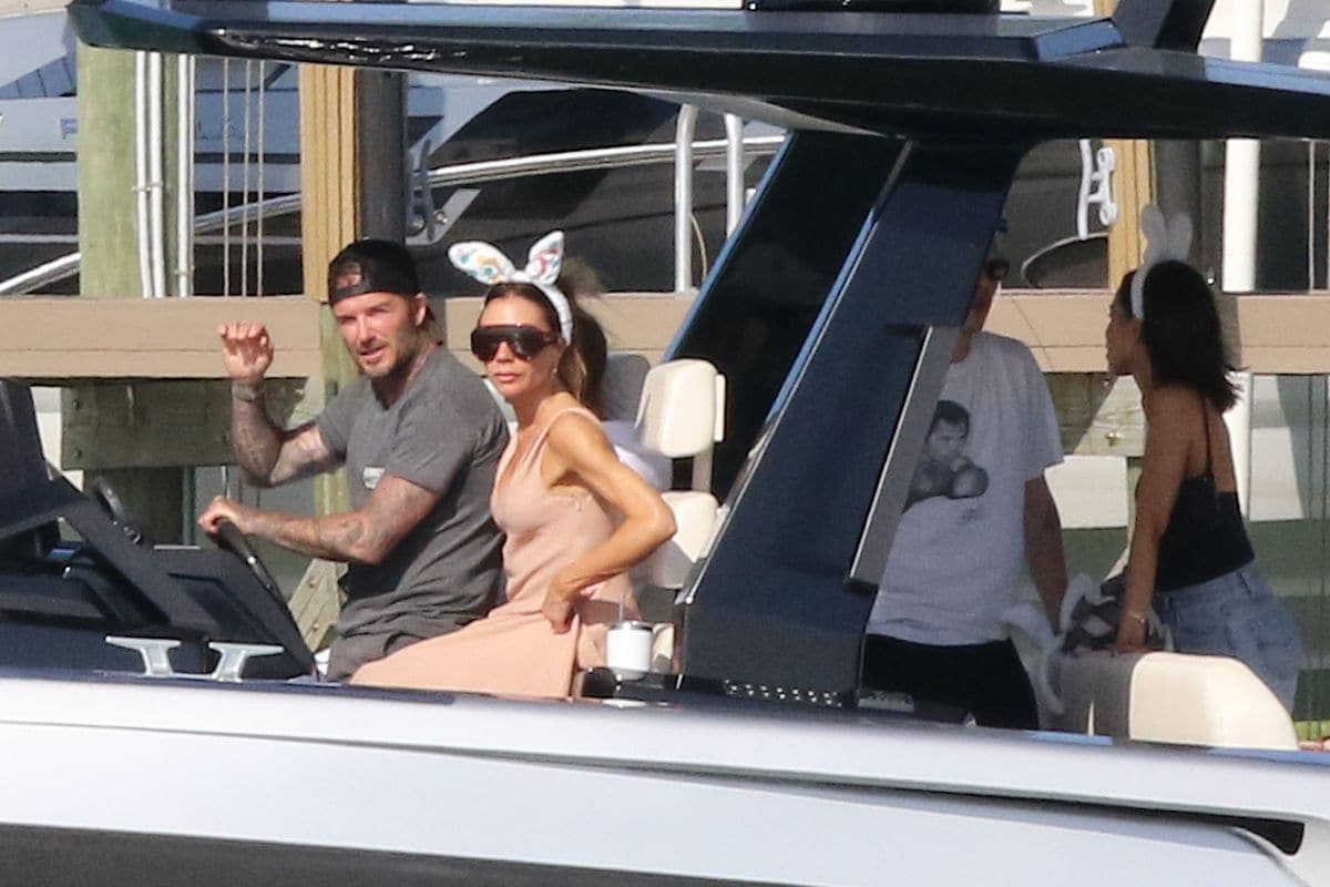 Crawford-Gerber & Beckham Families Cruise Miami Waters for Easter 2025