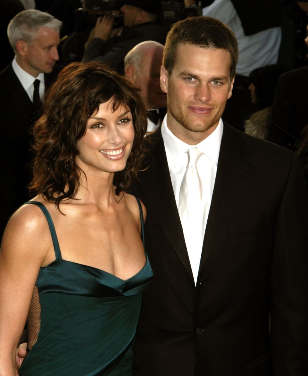 Bridget Moynahan and Tom Brady during 2005 Vanity Fair Oscar Party 