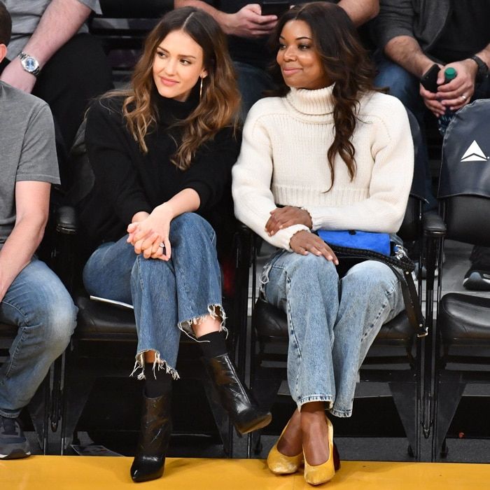 Gabrielle Union and Jessica Alba