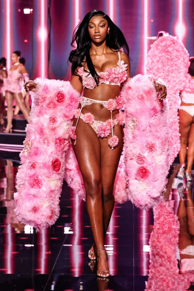 Angel Reese walked the 2025 Victoria's Secret Fashion Show, in New York