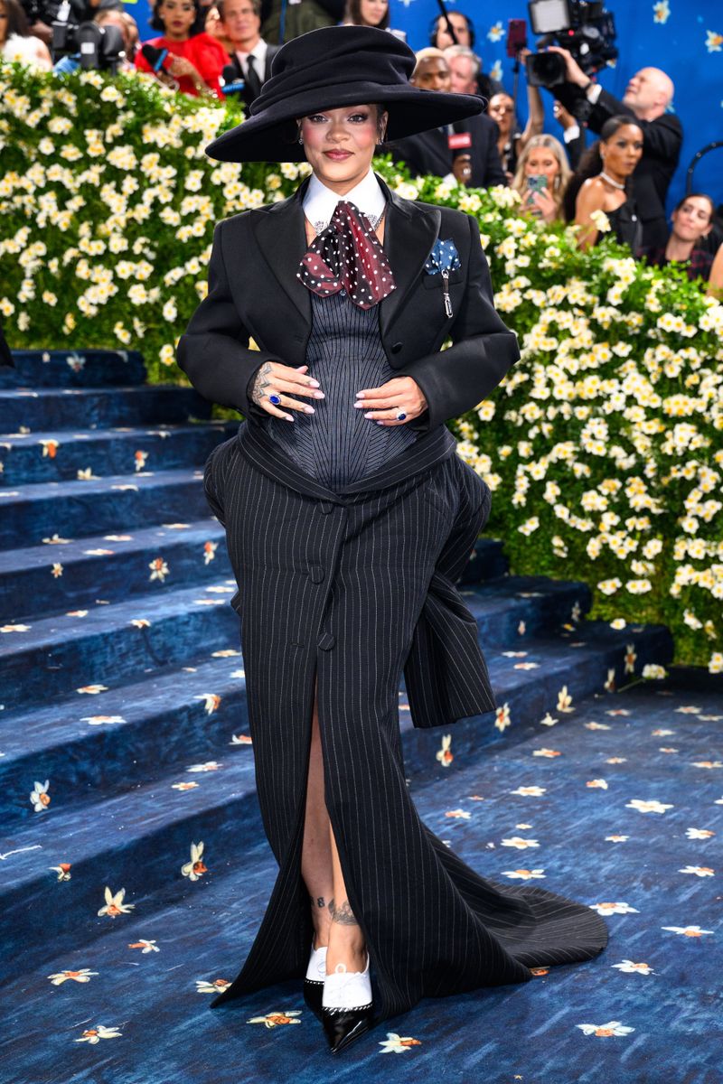 Rihanna attending the Metropolitan Museum of Art Costume Institute Benefit Gala 2025