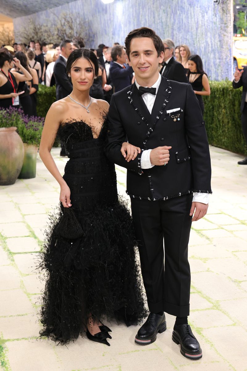NEW YORK, NEW YORK - MAY 04: (L-R) Ana Amelia Batlle Cabral and Marcello Hernandez attend the 2026 Met Gala celebrating "Costume Art" at the Metropolitan Museum of Art on May 04, 2026 in New York City. (Photo by Julian Hamilton/Getty Images) 