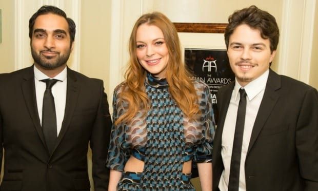 Lindsay and Egor (right) along with a guest
<br>
Photo: a2zphotography