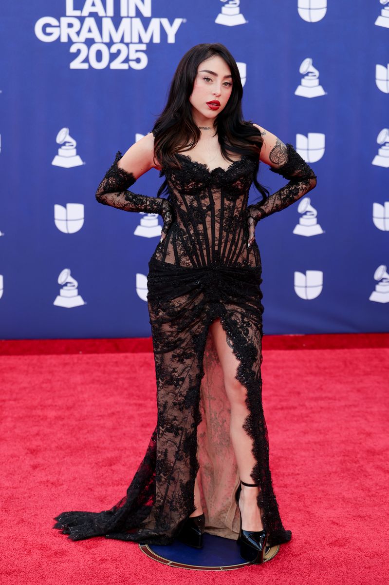Nicki Nicole at the 26th Annual Latin GRAMMY Awards