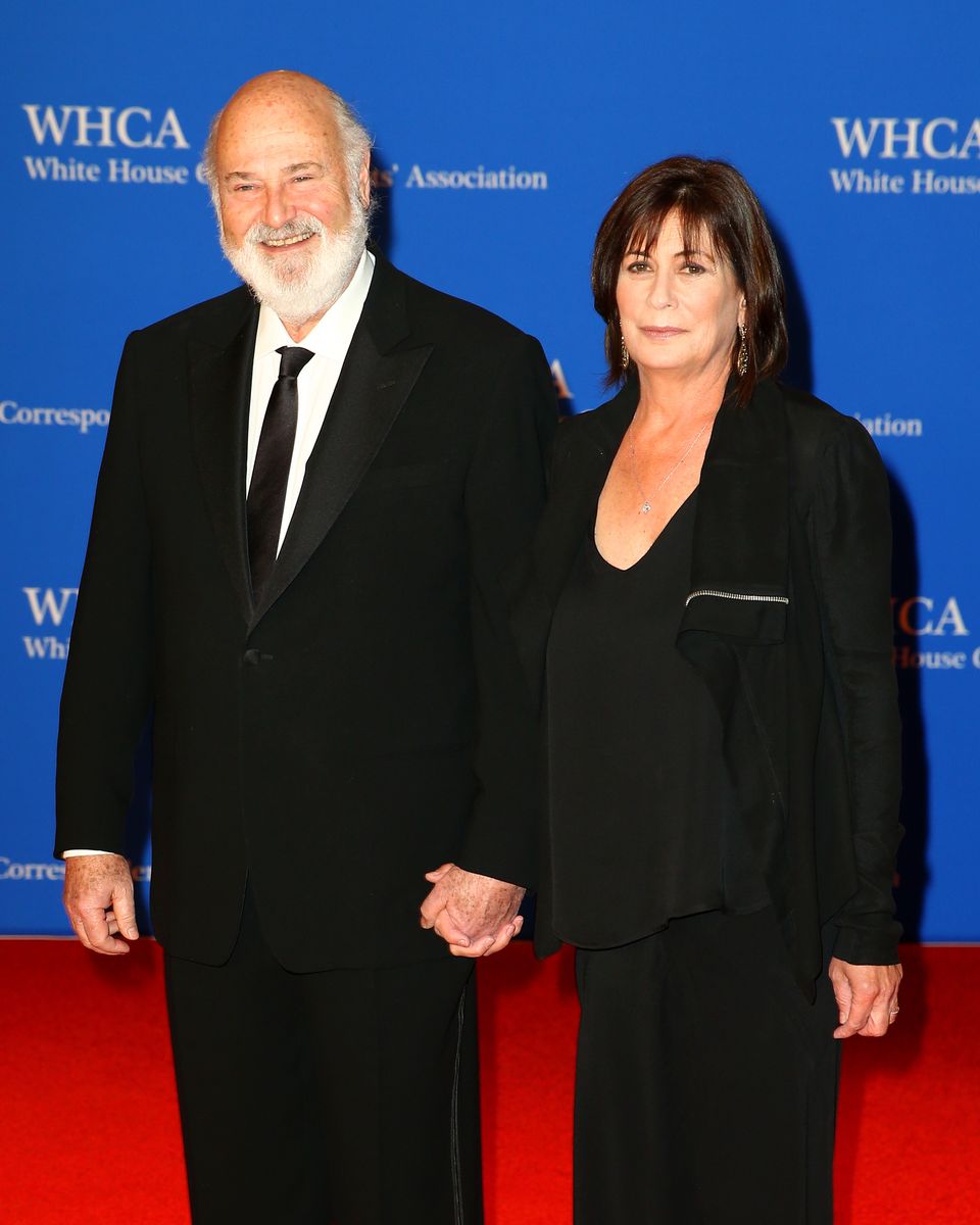 WASHINGTON, DC - APRIL 28: Rob Reiber and Michele Singer Reiner attends the 2018 White House Correspondents' Dinner at Washington Hilton on April 28, 2018 in Washington, DC. (Photo by Tasos Katopodis/Getty Images)
