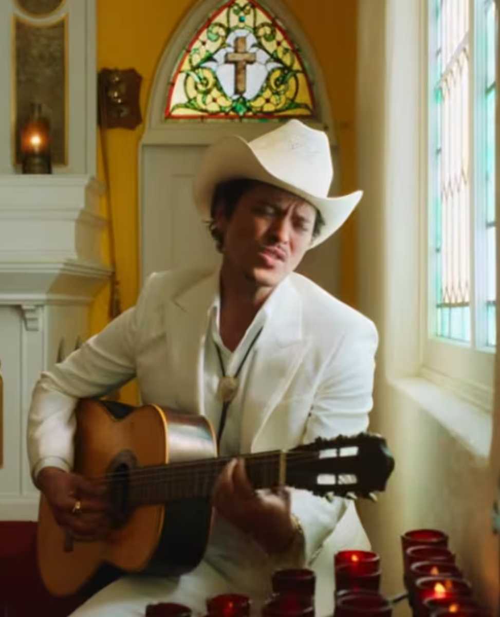 Bruno Mars 'marries in Mexico' in the 'Risk It All' music video