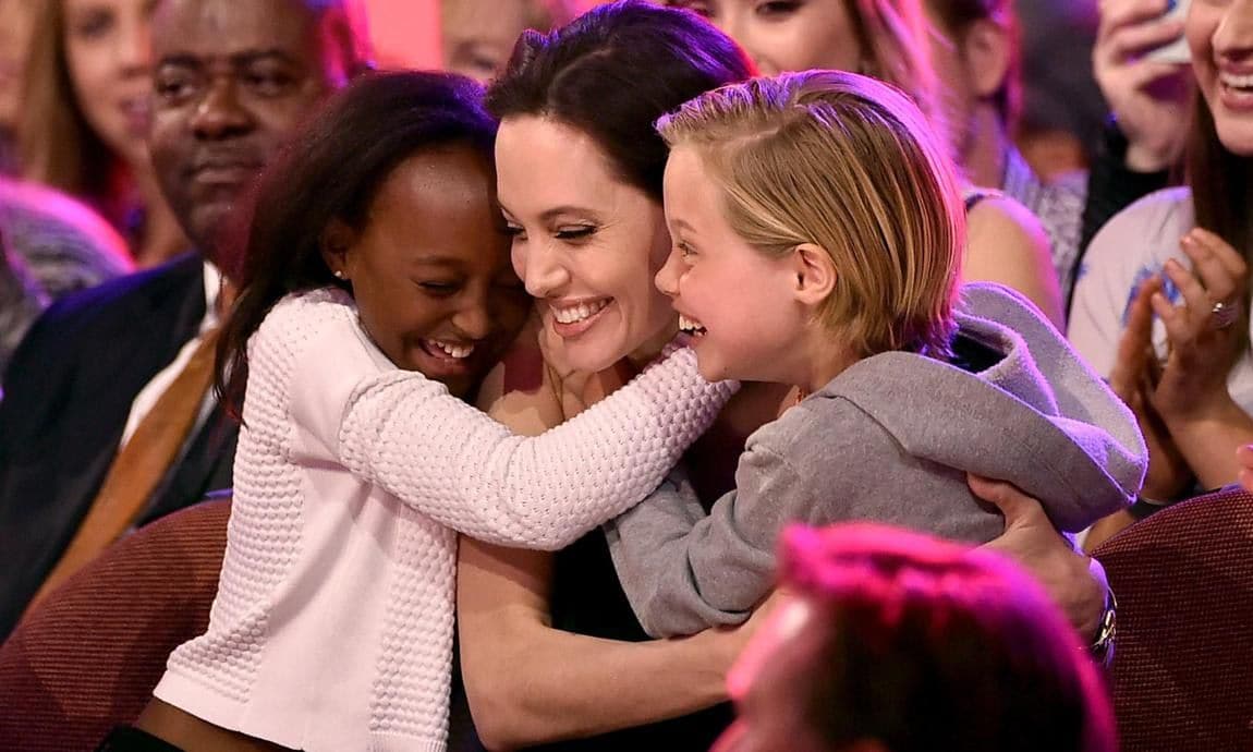 Angelina Jolie and Brad Pitt's daughters, Shiloh Jolie-Pitt and Zahara Jolie-Pitt