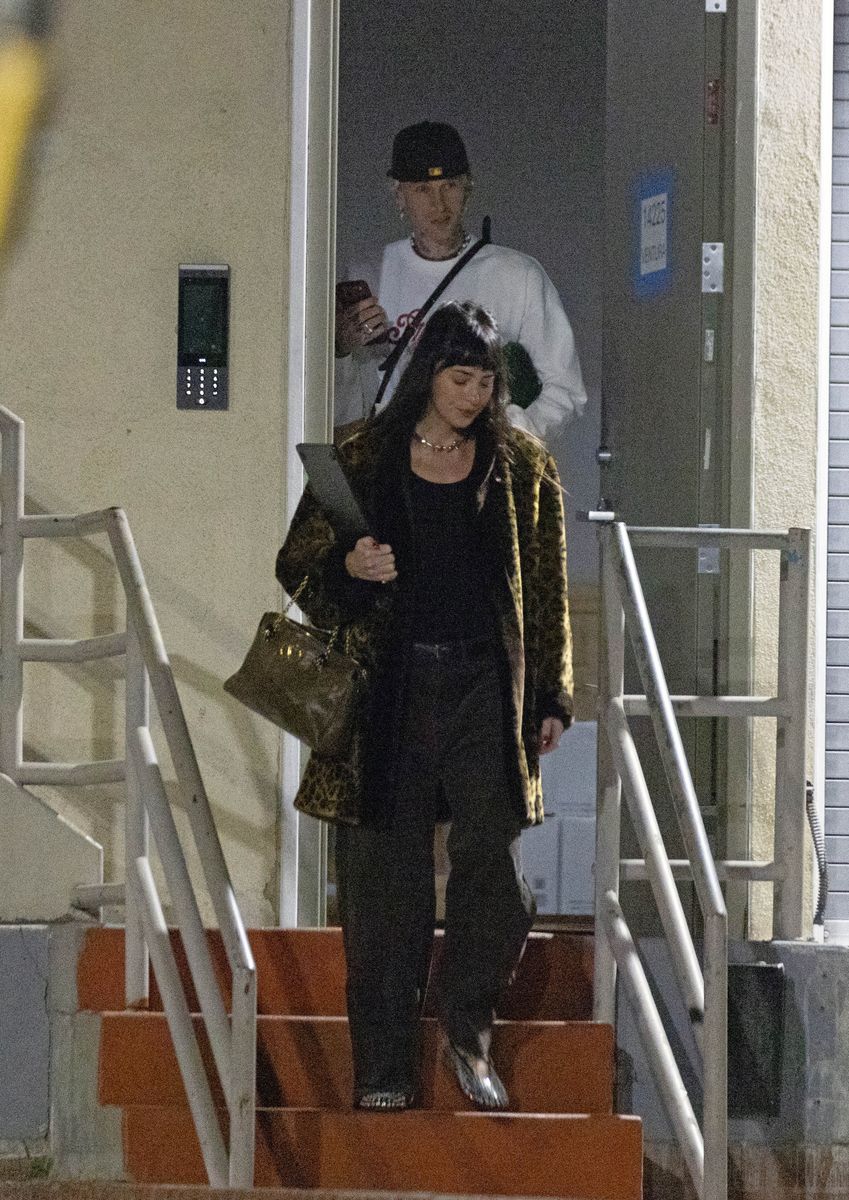 She was spotted waiting for him after the musician wrapped up a studio session in Los Angeles on October 15