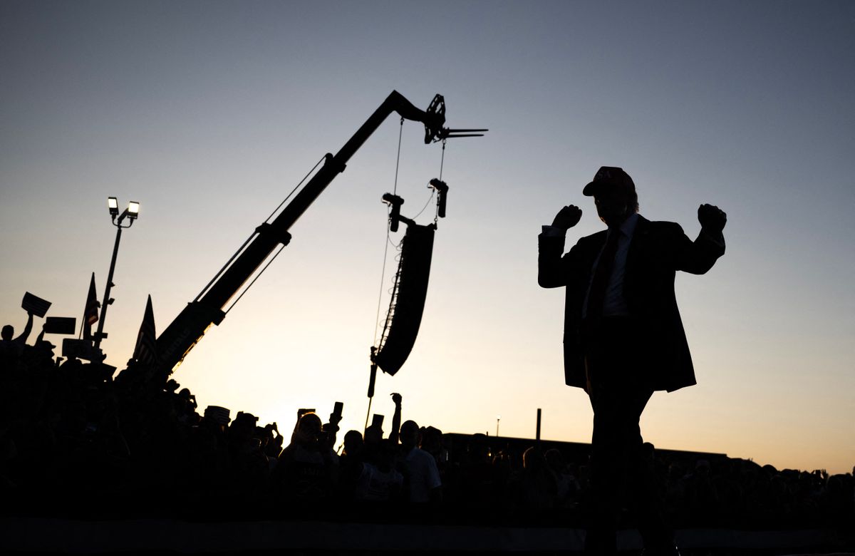 President Donald Trump revealed that first lady Melania Trump strongly disapproves of his now-famous dance routines, and of another bit of political theater he refuses to retire. 