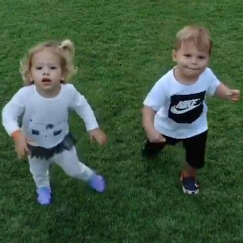 Enrique Iglesias and Anna Kournikova's adorable twins