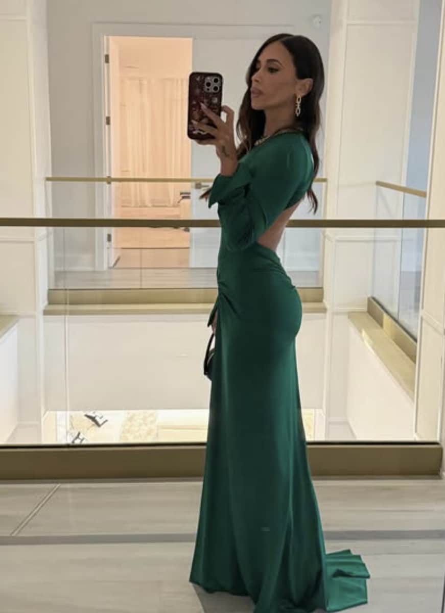 Antonela recently stunned in a Victoria Beckham gown