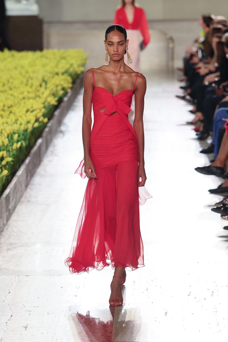  Carolina Herrera fashion show during New York Fashion Week on September 14, 2026 in New York City.