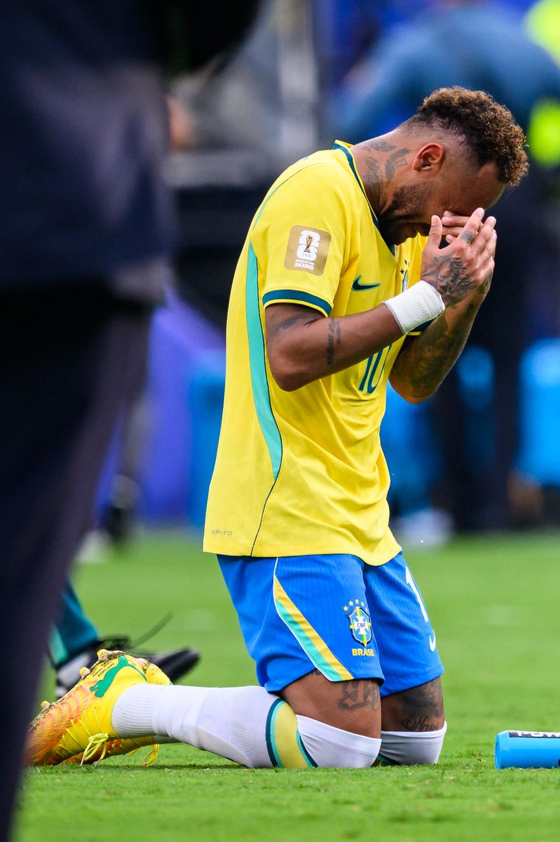 Neymar (Brazil) looks dissatisfied after the game.