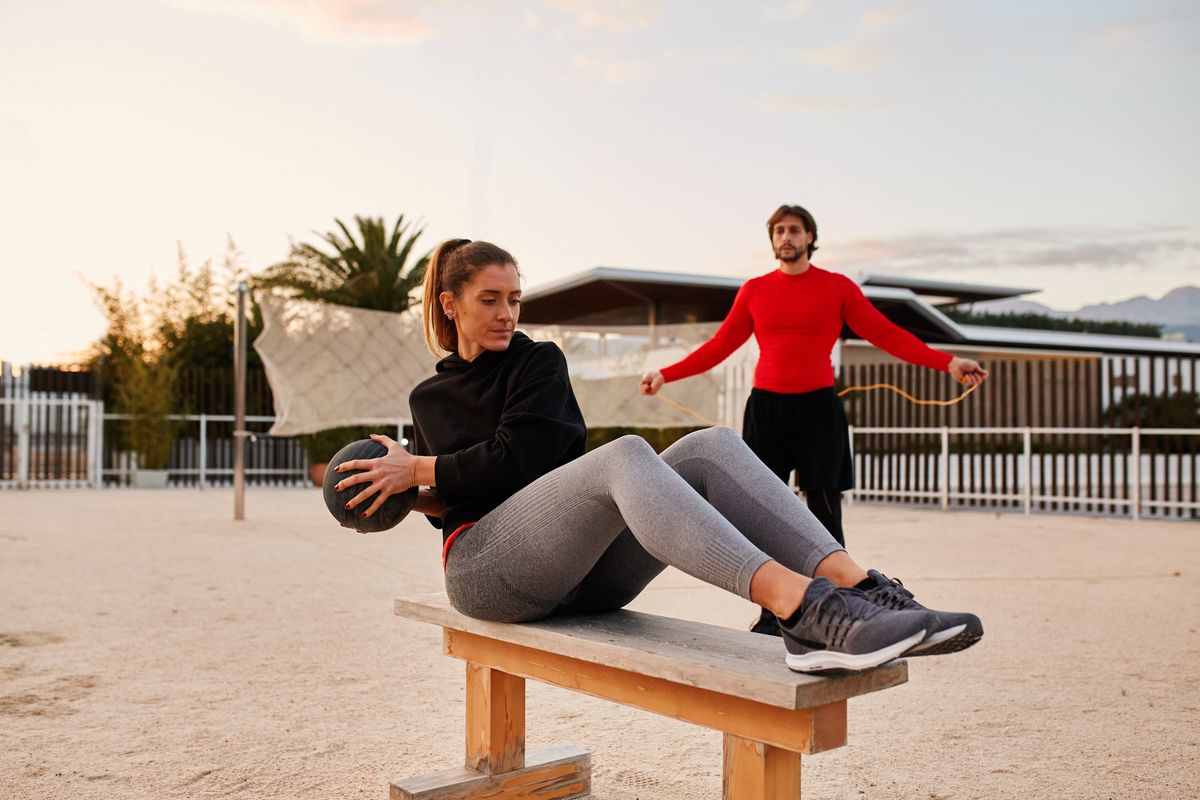 Targets side abs and enhances core rotation and control.