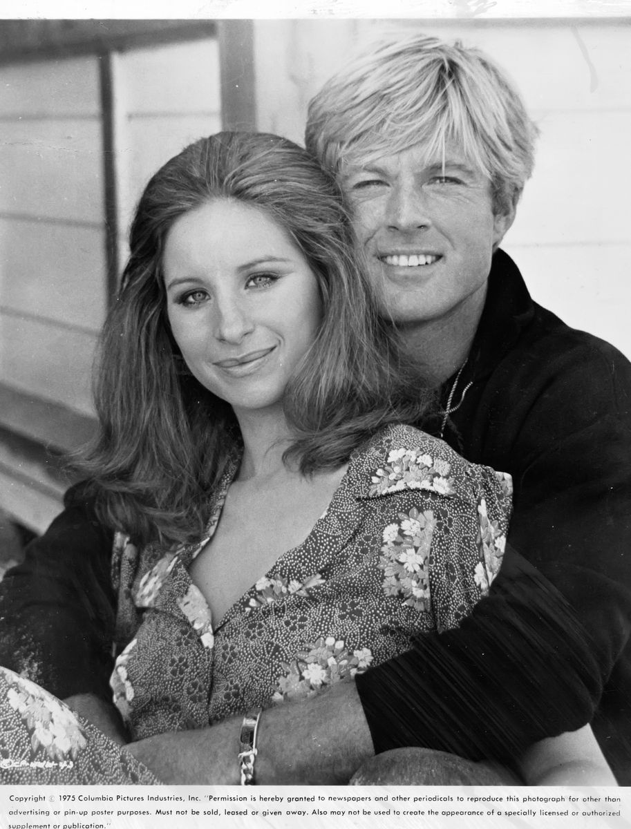 Barbra Streisand and Robert Redford circa 1973 in New York City. 
