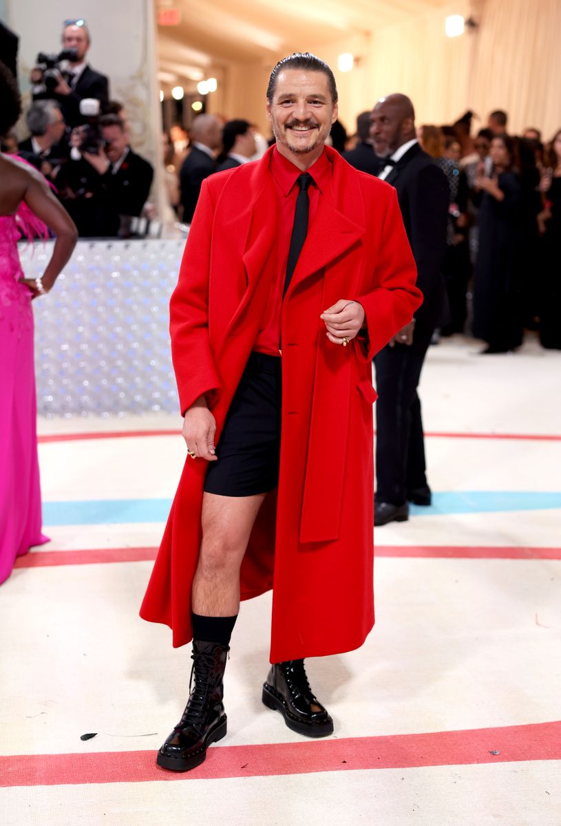 Pedro Pascal attends The 2023 Met Gala Celebrating "Karl Lagerfeld: A Line Of Beauty" 