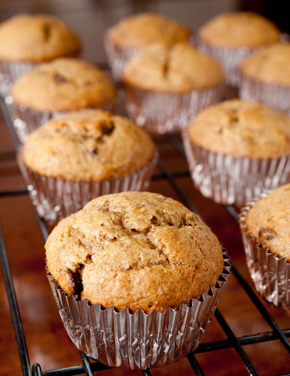 Banana Chocolate Chip Mini Muffins
