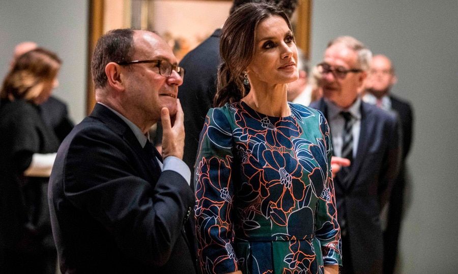 Queen Letizia at National Gallery