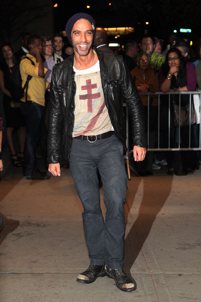 Carlos Leon, father of Madonna's child Lourdes, attends the Cinema Society & Calvin Klein Collection
