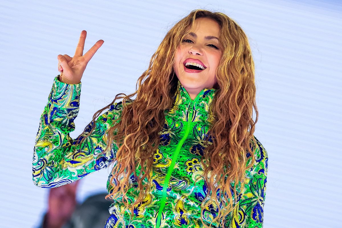 RIO DE JANEIRO, BRAZIL - MAY 02: Shakira performs on stage during a massive free show at Copacabana beach on May 02, 2026 in Rio de Janeiro, Brazil. (Photo by Buda Mendes/Getty Images) 