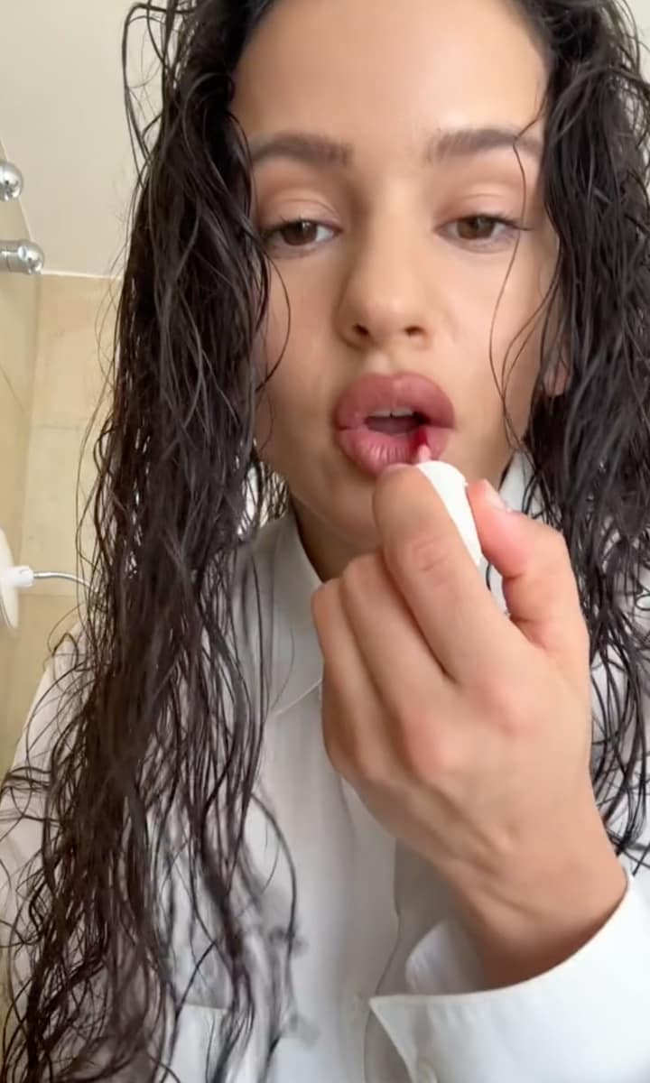 Rosalía’s signature lip combo