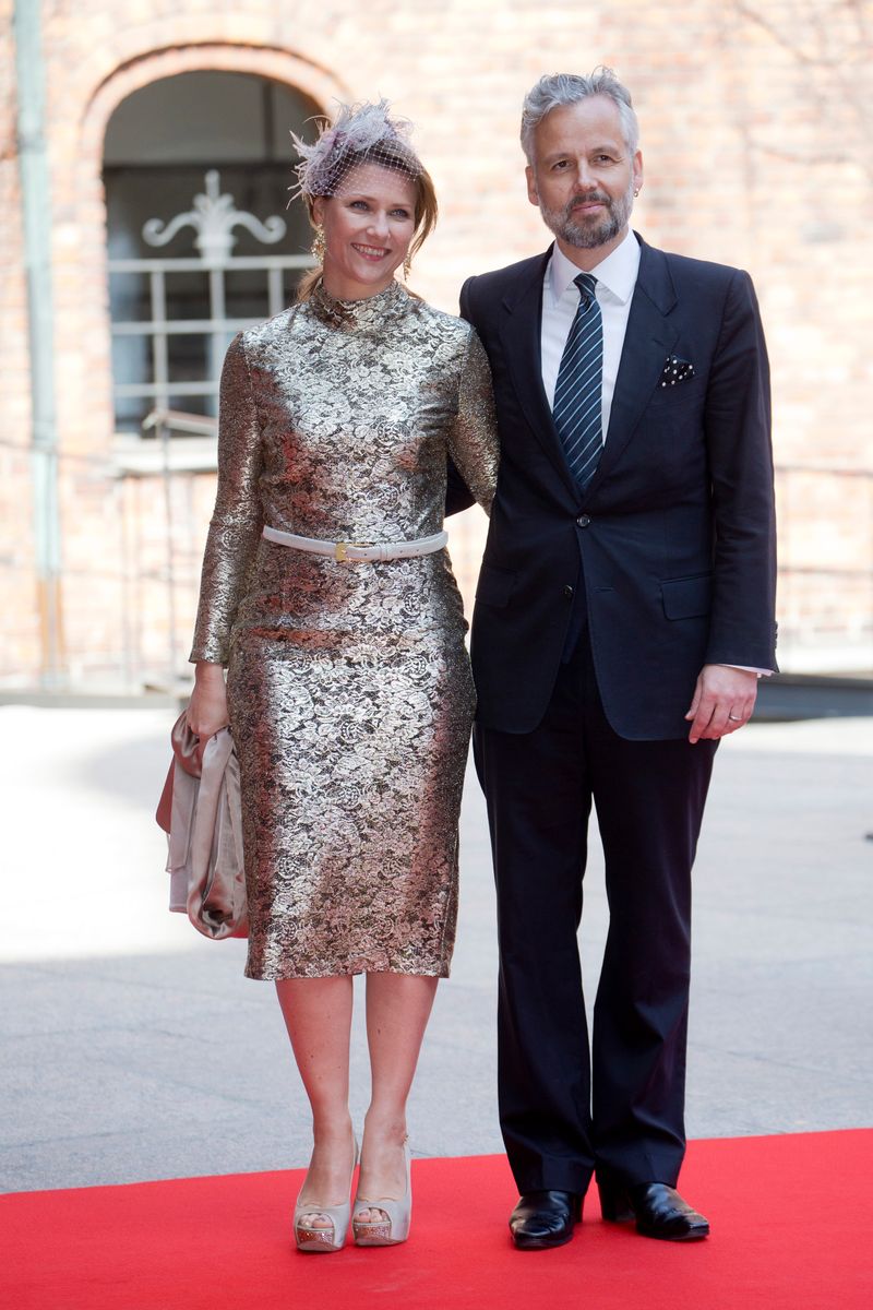 Princess Martha Louise of Norway, and husband Ari Behn attend a Lunch at City Hall Stockholm, on the occasion of King Carl Gustaf of Sweden's 70th Birthday