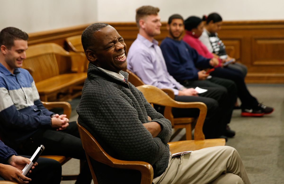 One moment, he was cracking a joke about a traffic fine, and the next, he was listening intently to someone's struggles with poverty or illness.