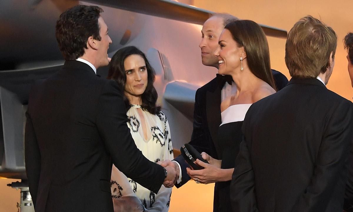 Jon Hamm revealed that Miles Teller geeked out a little over Prince William's eyes