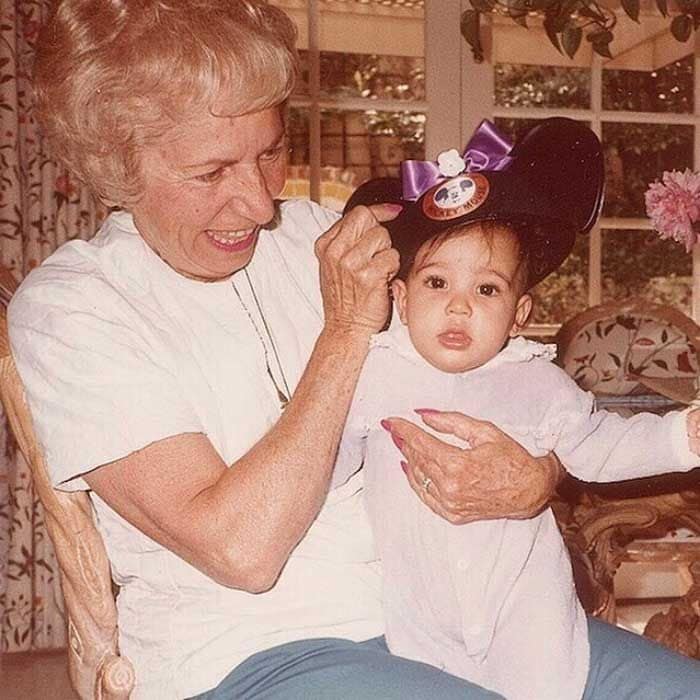 Kim Kardashian baby throwback