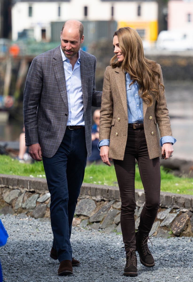 The royal couple spent their 14th wedding anniversary on the Isle of Mull
