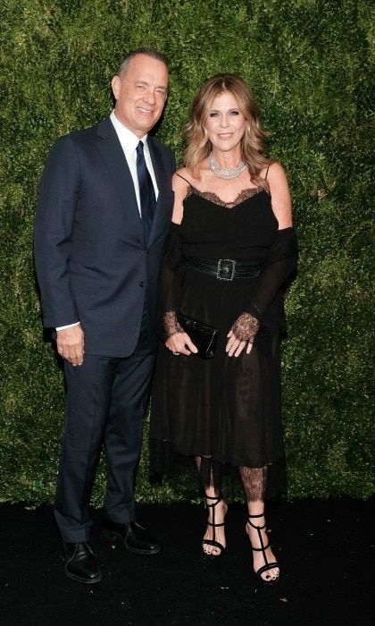 Tom's wife Rita Wilson was also in attendance during the ceremony.
Photo: D Dipasupil/FilmMagic