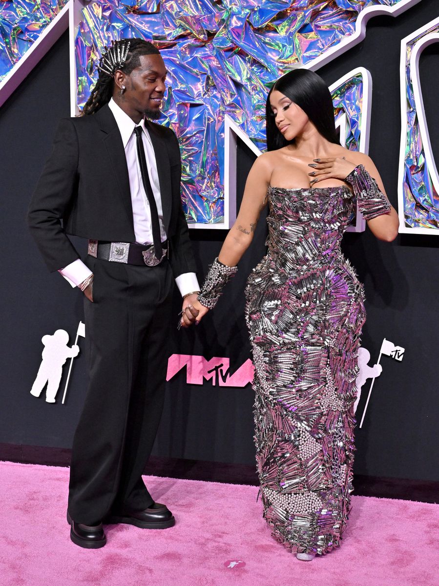 Offset and Cardi B attend the 2023 MTV Video Music Awards 2023 in Newark, New Jersey