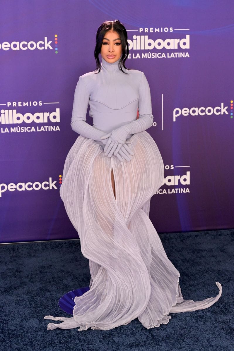 MIAMI, FLORIDA - OCTOBER 23: Yailin La MÃ¡s Viral attends the 2025 Billboard Latin Music Awards at James L. Knight Center on October 23, 2025 in Miami, Florida.  (Photo by Ivan Apfel/Getty Images 