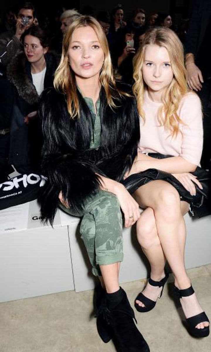 Kate and Lottie Moss