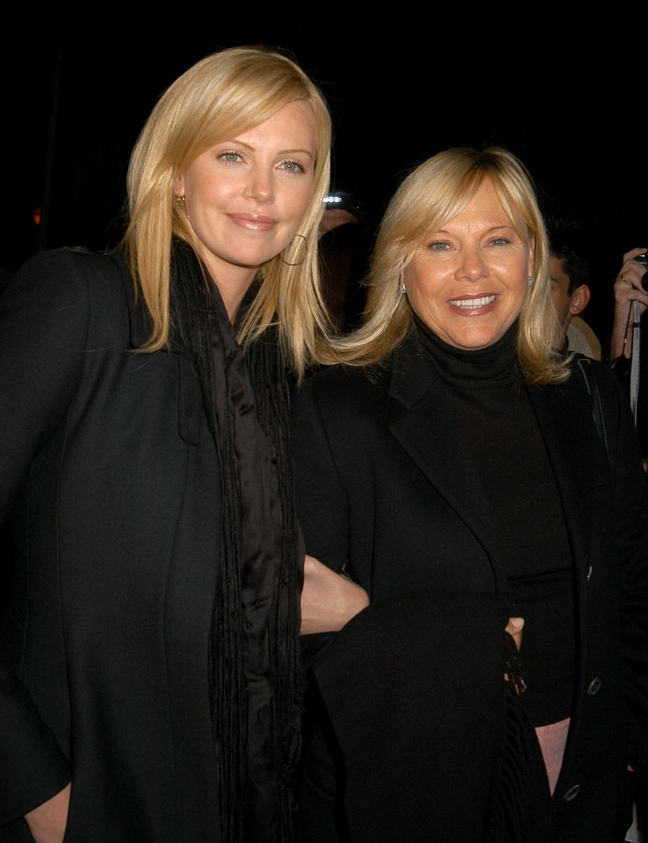 Charlize Theron and mother Gerta Theron 