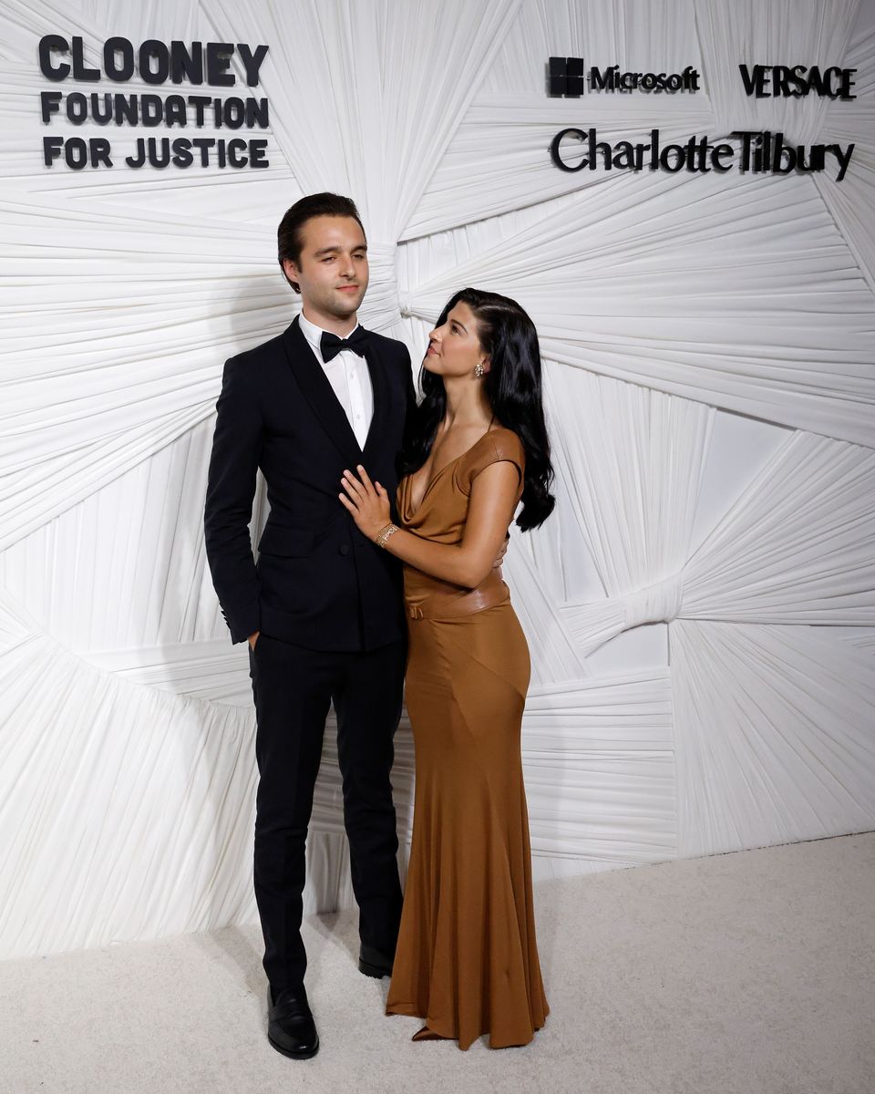 Arthur Alistair Donald and Phoebe Gates attend the 2024 Albie Awards presented by the Clooney Foundation for Justice at New York Public Library on September 26, 2024 in New York City.  (Photo by Taylor Hill/FilmMagic)