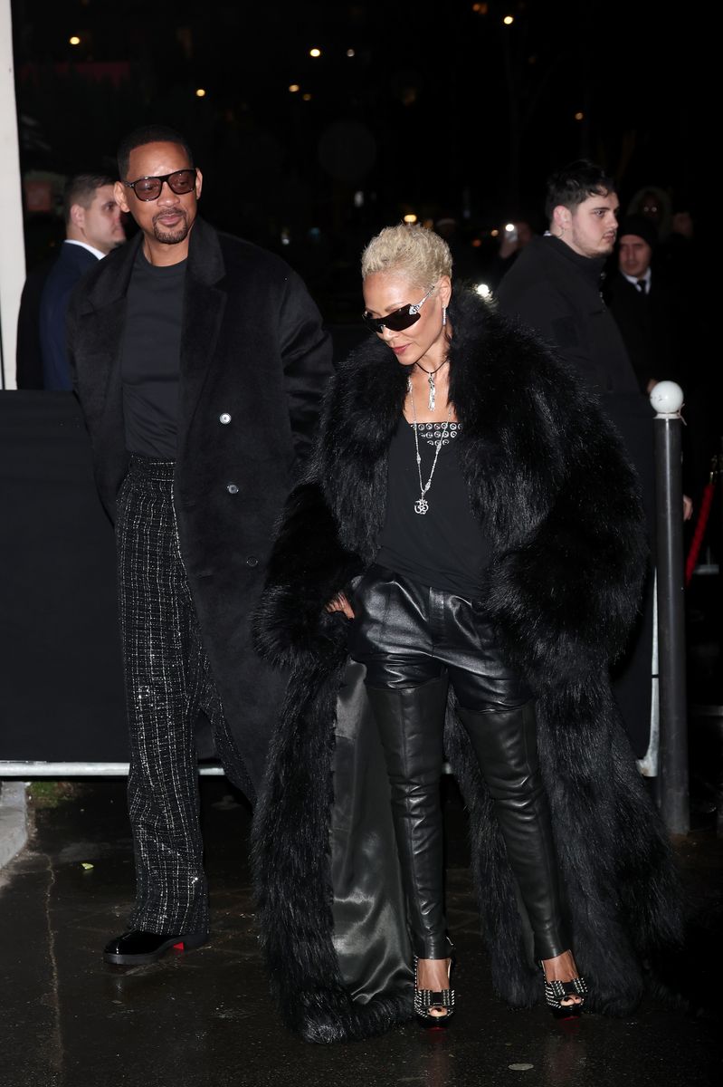 The couple made a stylish arrival