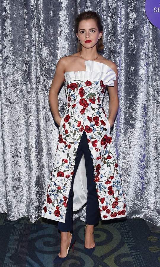 Emma Watson before the main event at the Yahoo News/ABC News White House Correspondents' Dinner Pre-Party at the Washington Hilton.
<br>
Photo: Getty Images