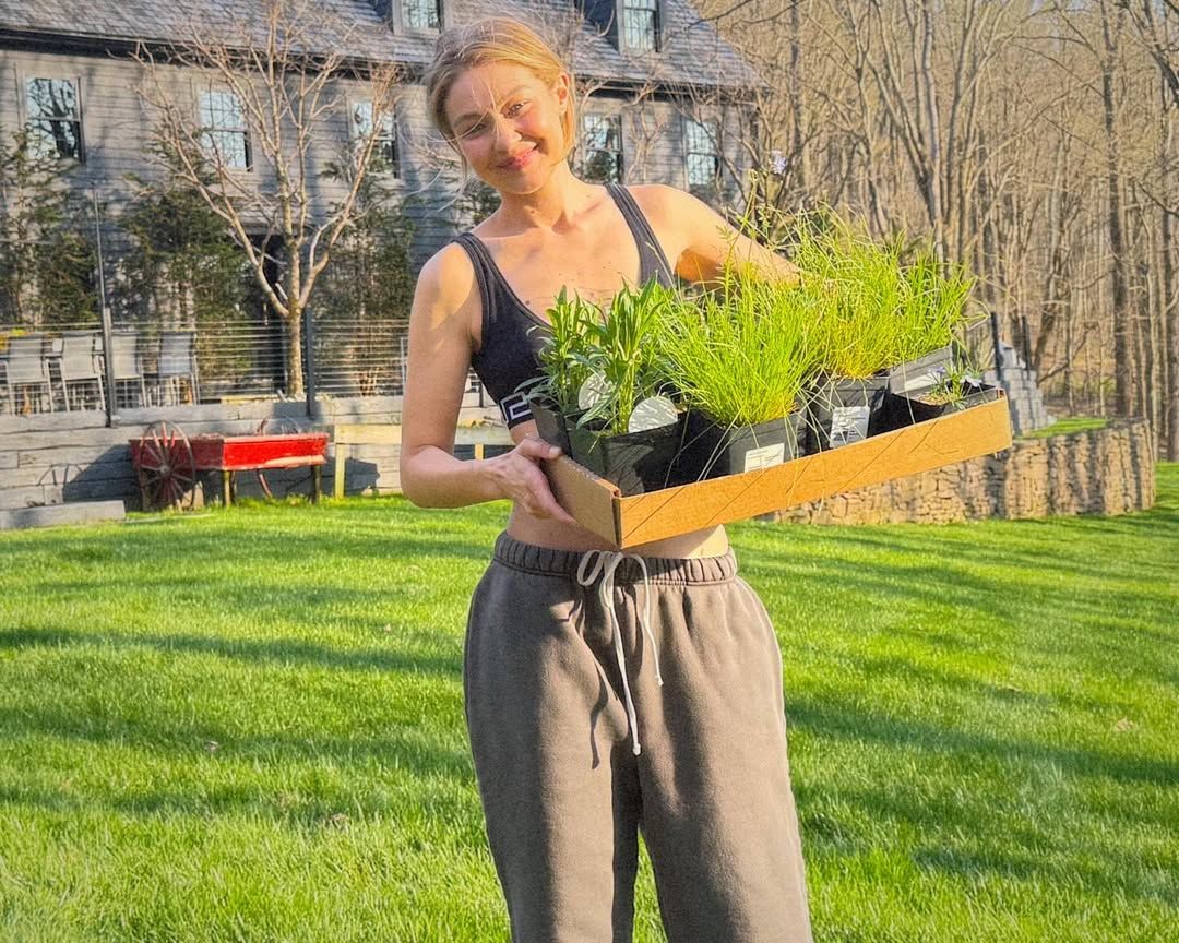 Gigi shared a look at her garden