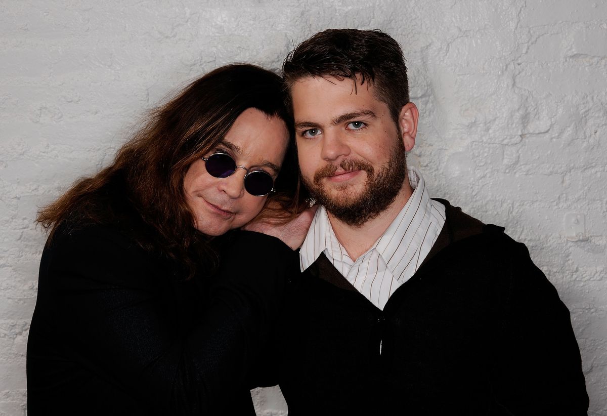 Ozzy Osbourne and son, producer Jack Osbourne visit the Tribeca Film Festival 2011