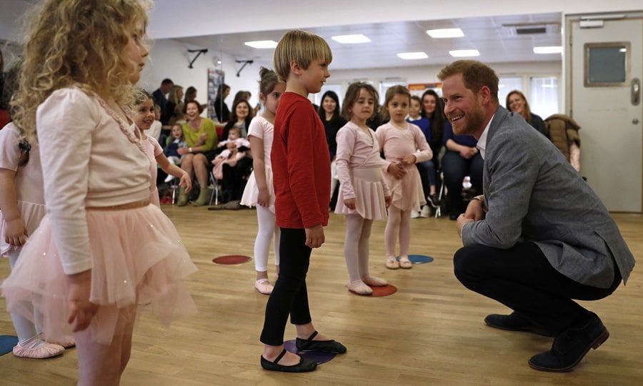 Prince Harry dances ballet