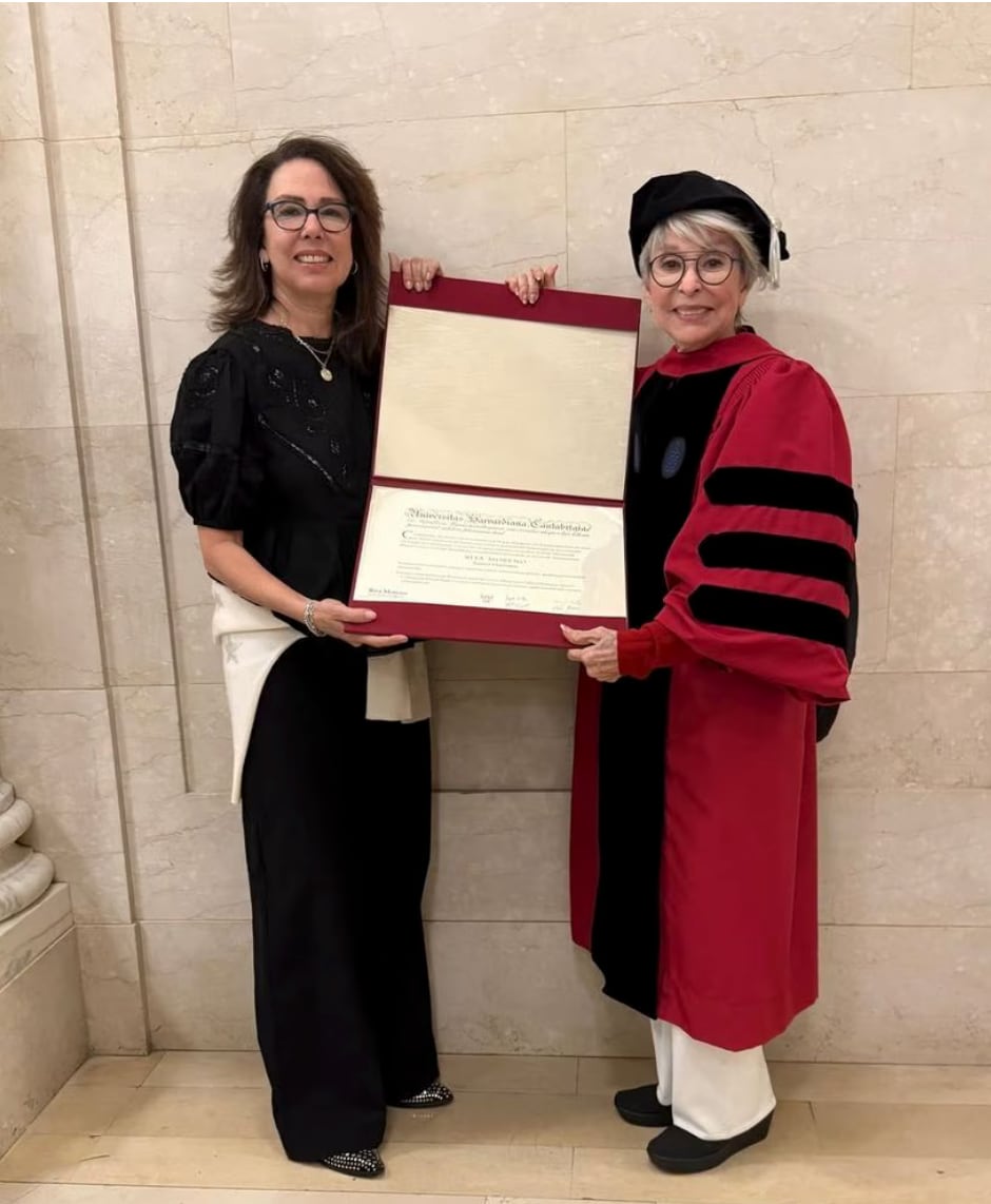 Rita Moreno honored with Honorary Doctorate from Harvard