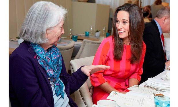 Guest were treated to some of Pippa's <i>Heartfelt</i> recipes.
Photo: British Heart Foundation