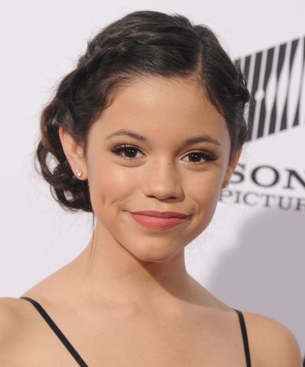 Jenna Ortega arrives at the premiere of Columbia Pictures' "Miracles From Heaven" 2016