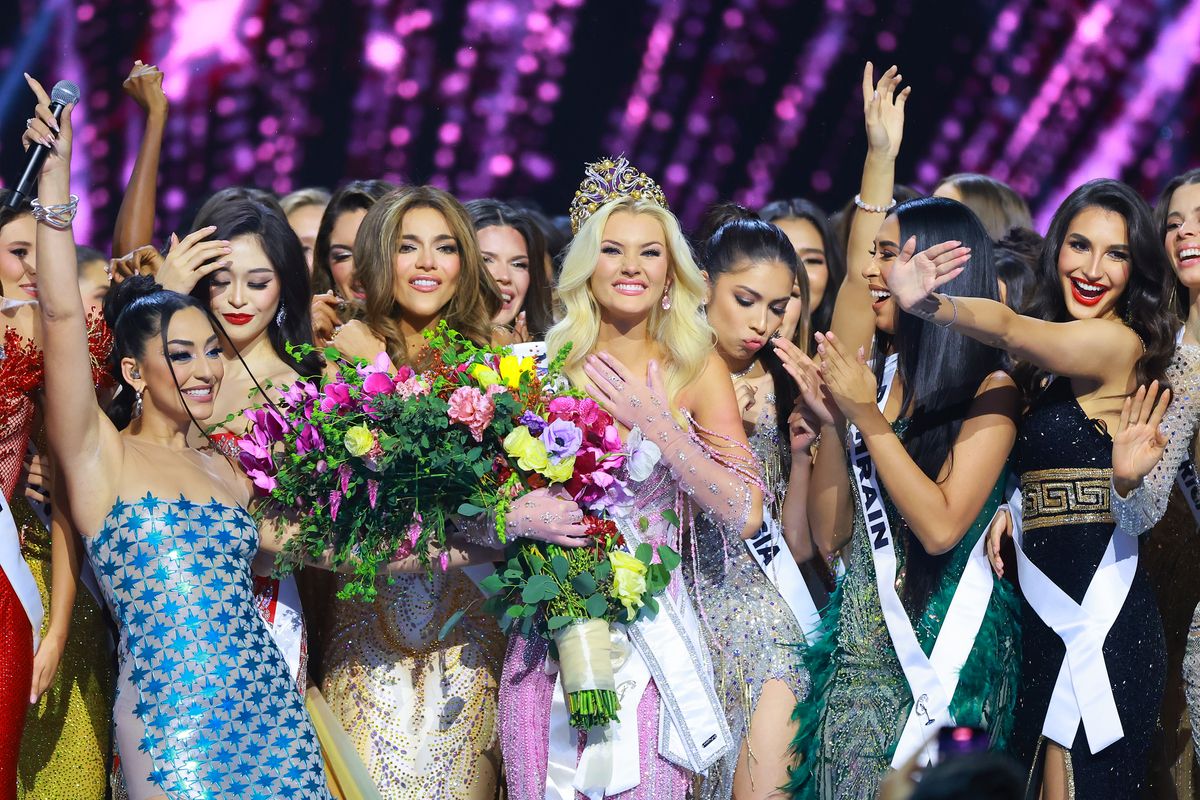 Miss Denmark, Victoria Kjær Theilvig, is crowned as Miss Universe 2024 in The 73rd Miss Universe Competition - show at Arena Ciudad de Mexico on November 16, 2024 in Mexico City, Mexico. (Photo by Hector Vivas/Getty Images)