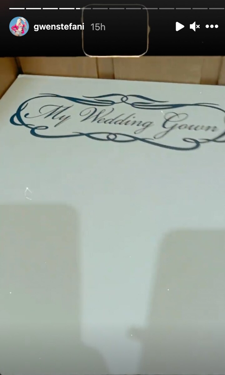 Gwen Stefani's wedding dress