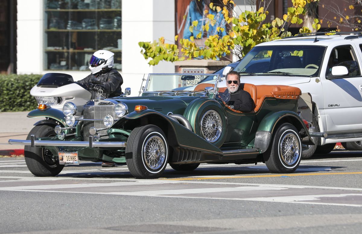 Photographers reported he didn't own the car, and simply took it our for a test drive