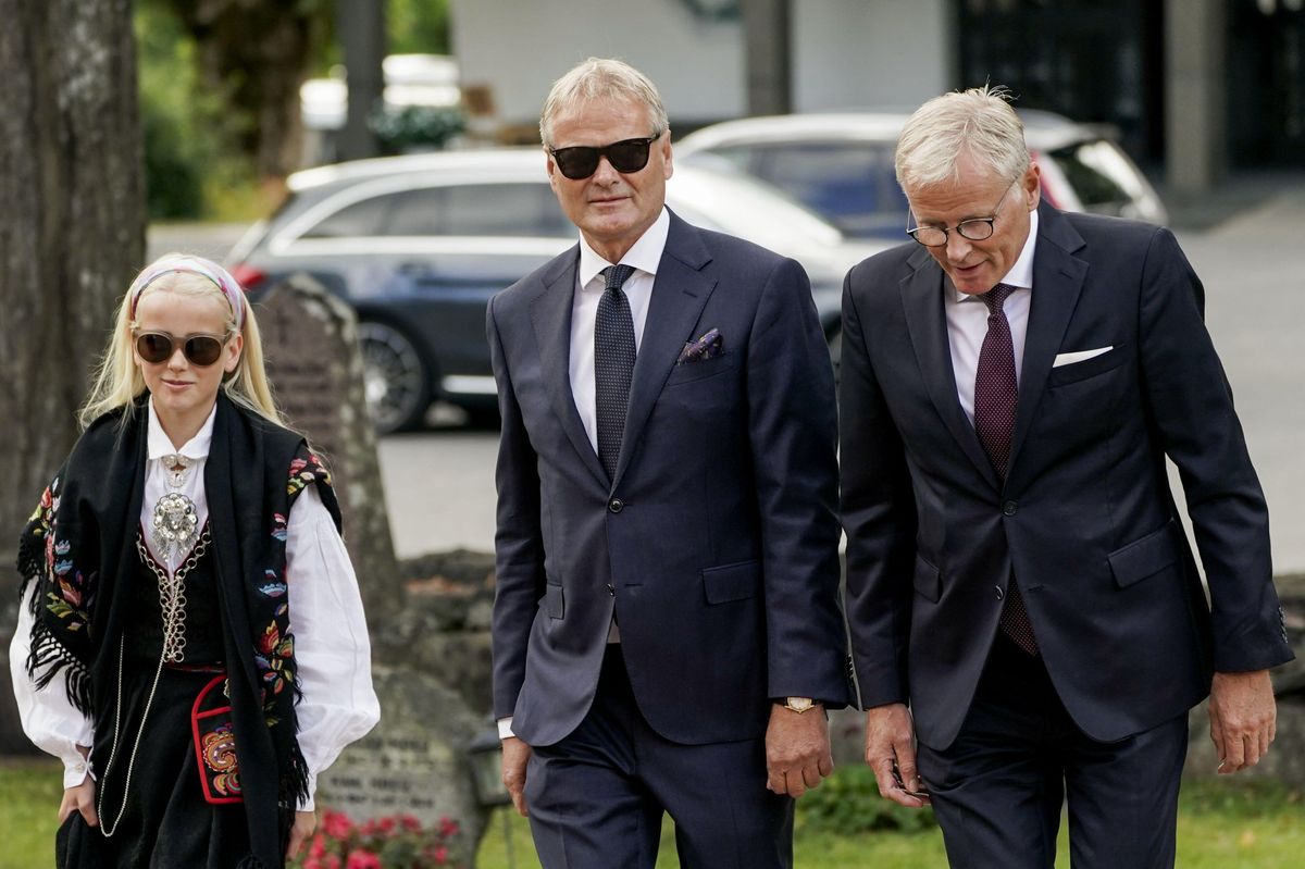 Mette-Marit's brothers, Espen and Per Hoiby